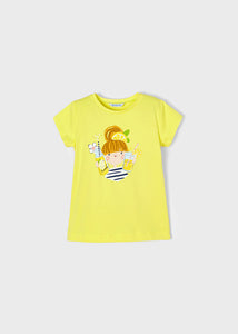 Mayoral marškinėliai mergaitėms "Lemon"