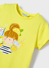 Load image into Gallery viewer, Mayoral marškinėliai mergaitėms &quot;Lemon&quot;