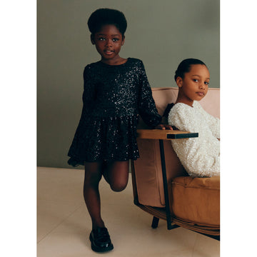 Juoda suknelė su žvyneliais Abel & Lula