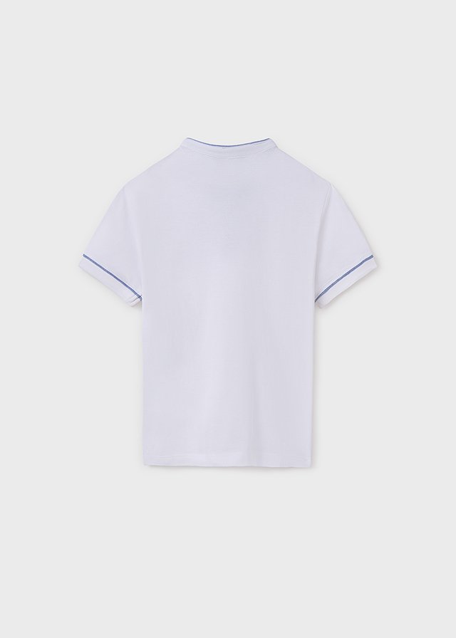 Mayoral marškinėliai trumpomis rankovėmis berniukams Blanco.