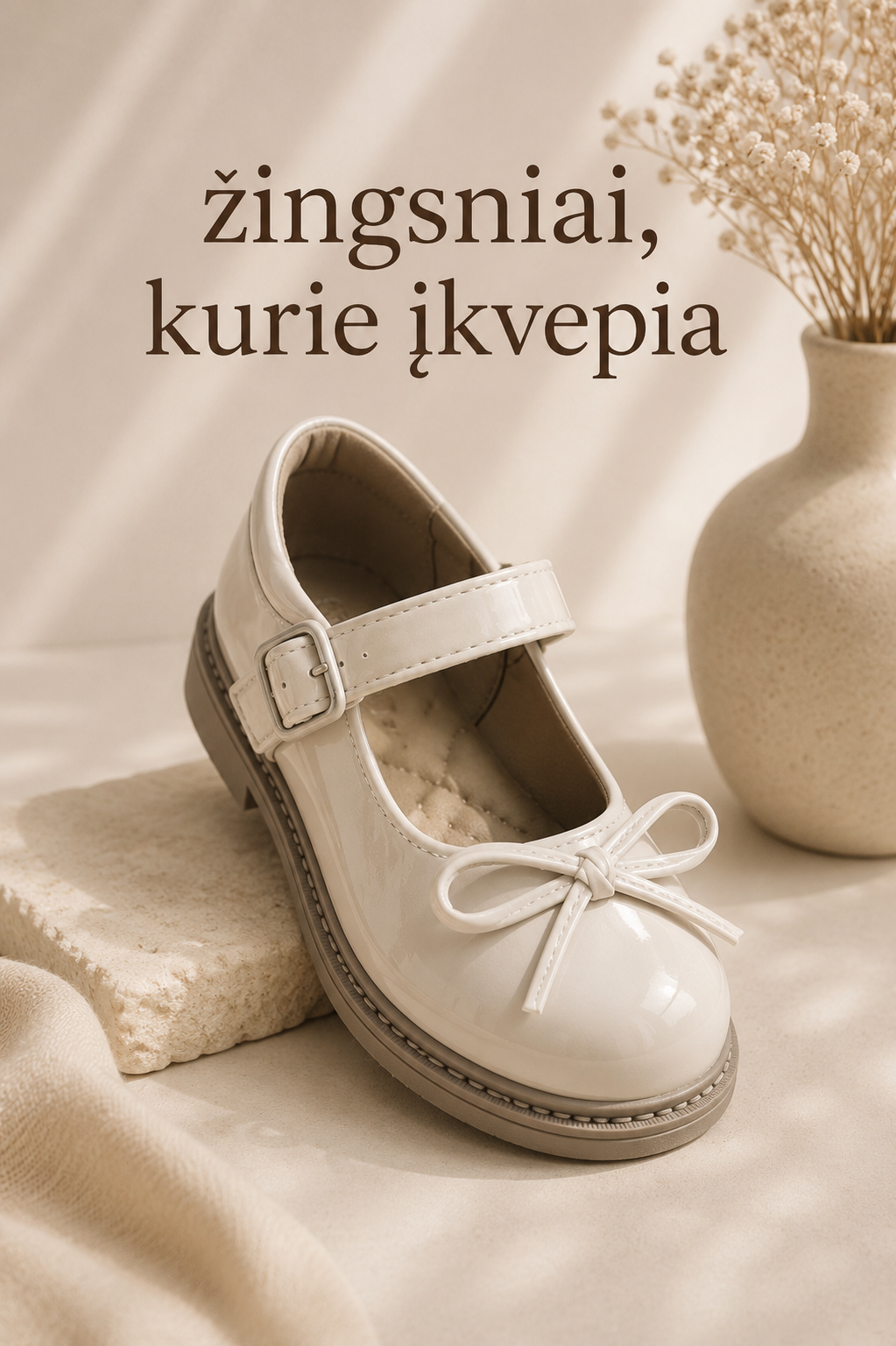 Clibee bateliai mergaitei.