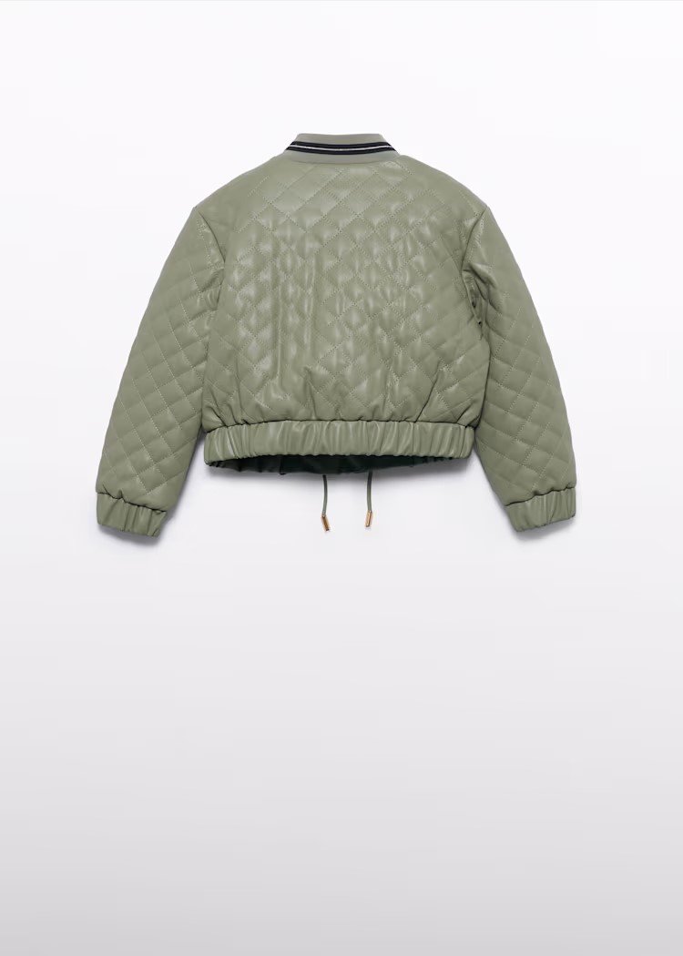 Abel & Lula dygsniuotas dirbtinės odos švarkelis.