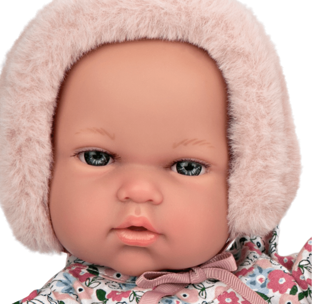 Arias kūdikėlis su rožine kepuryte, 30 cm