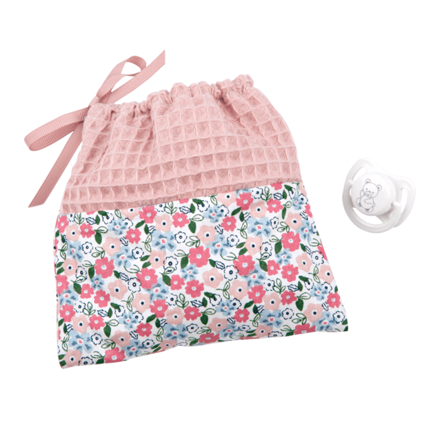 Arias kūdikėlis su rožine kepuryte, 30 cm