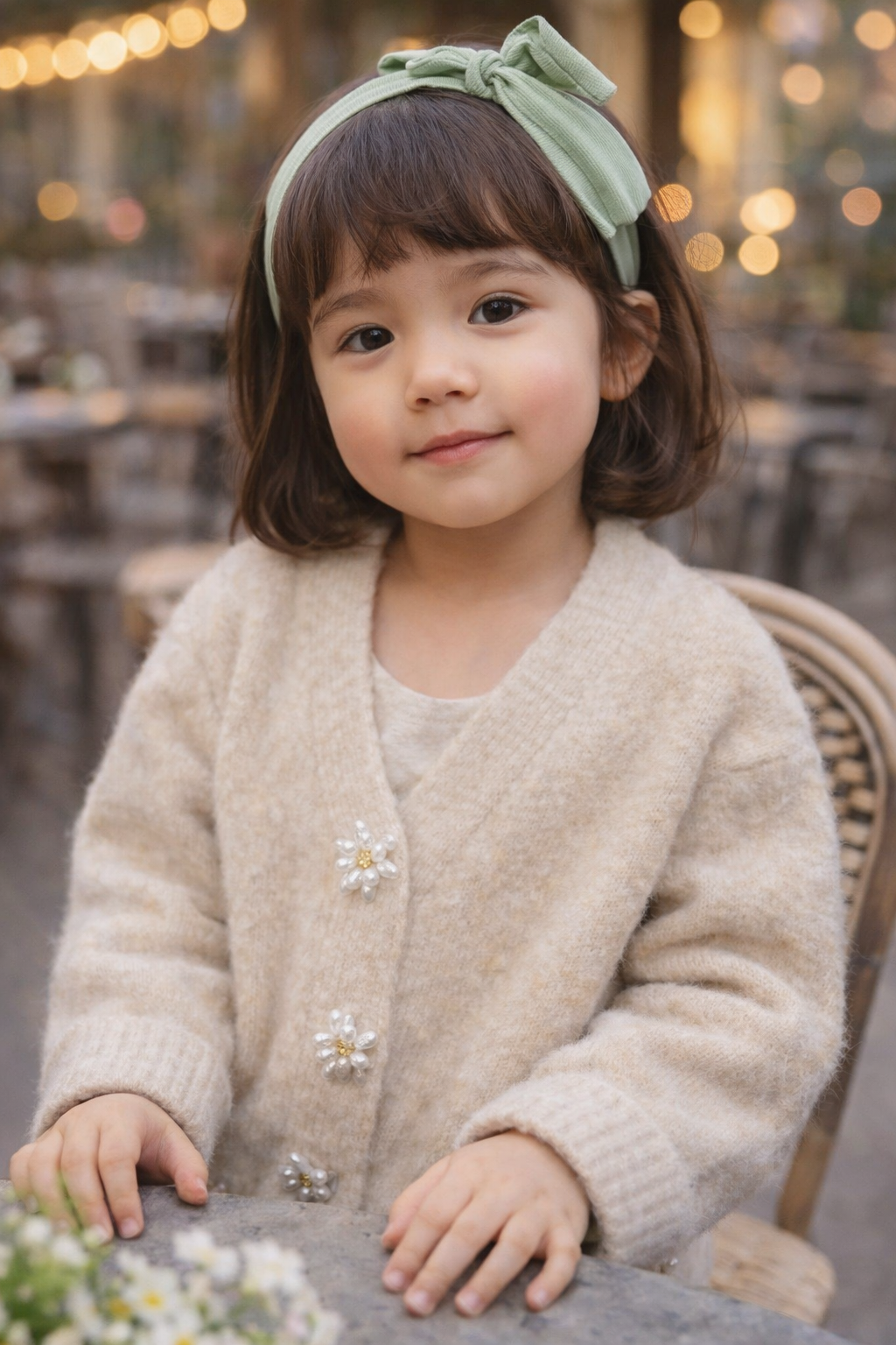 Megztinis mergaitei Koralas.