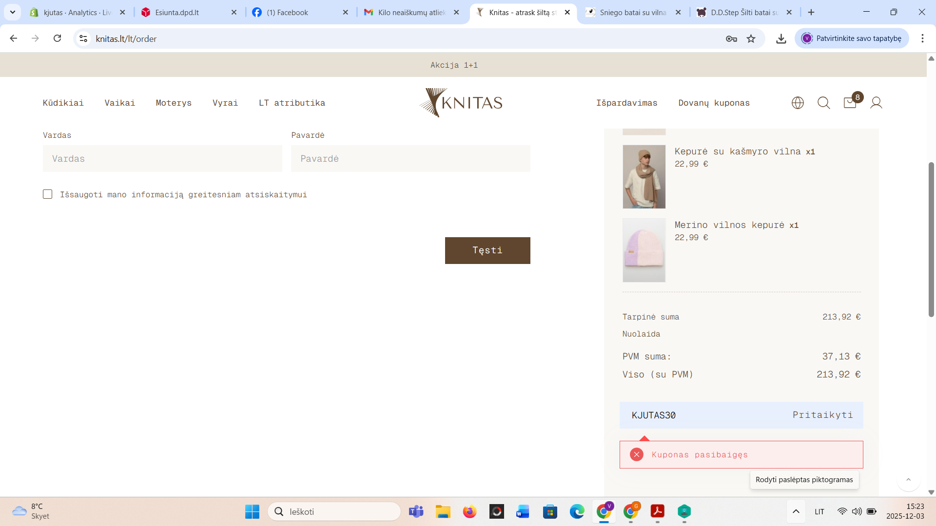 Abel & Lula dygsniuotas dirbtinės odos švarkelis.