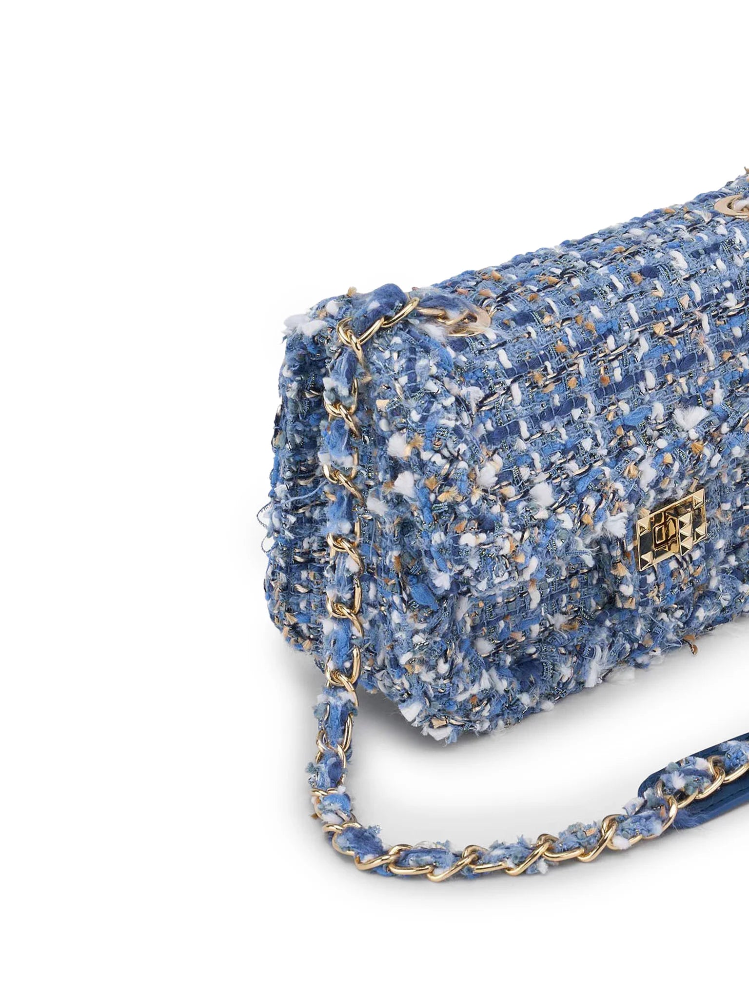 Mėlyna tvido rankinė mergaitei Abel & Lula