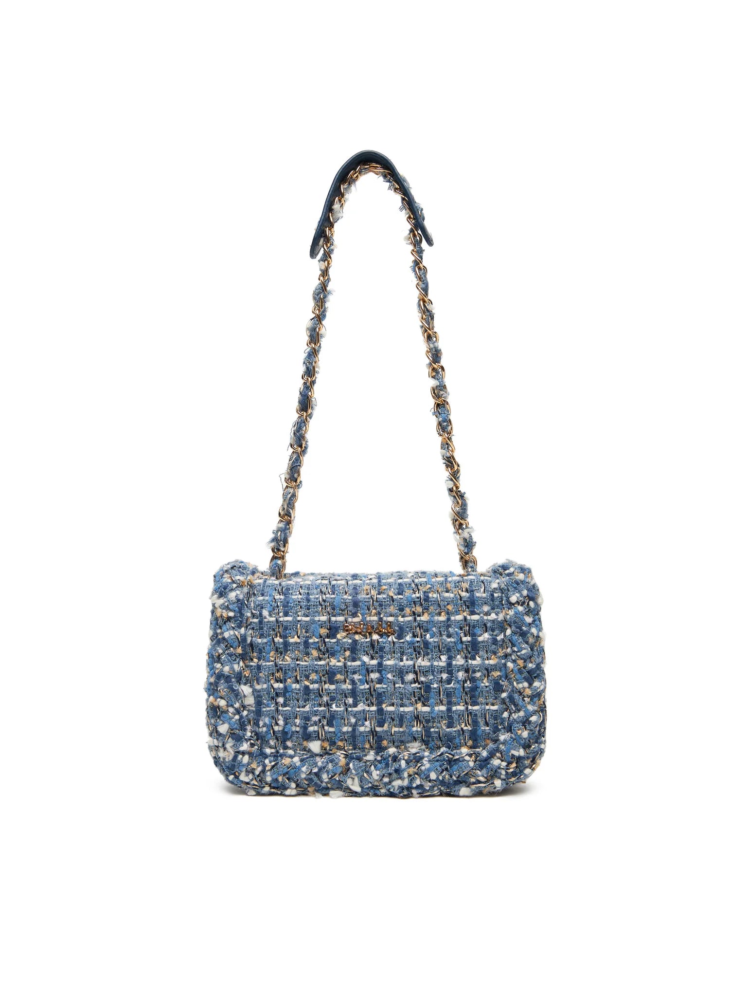 Mėlyna tvido rankinė mergaitei Abel & Lula