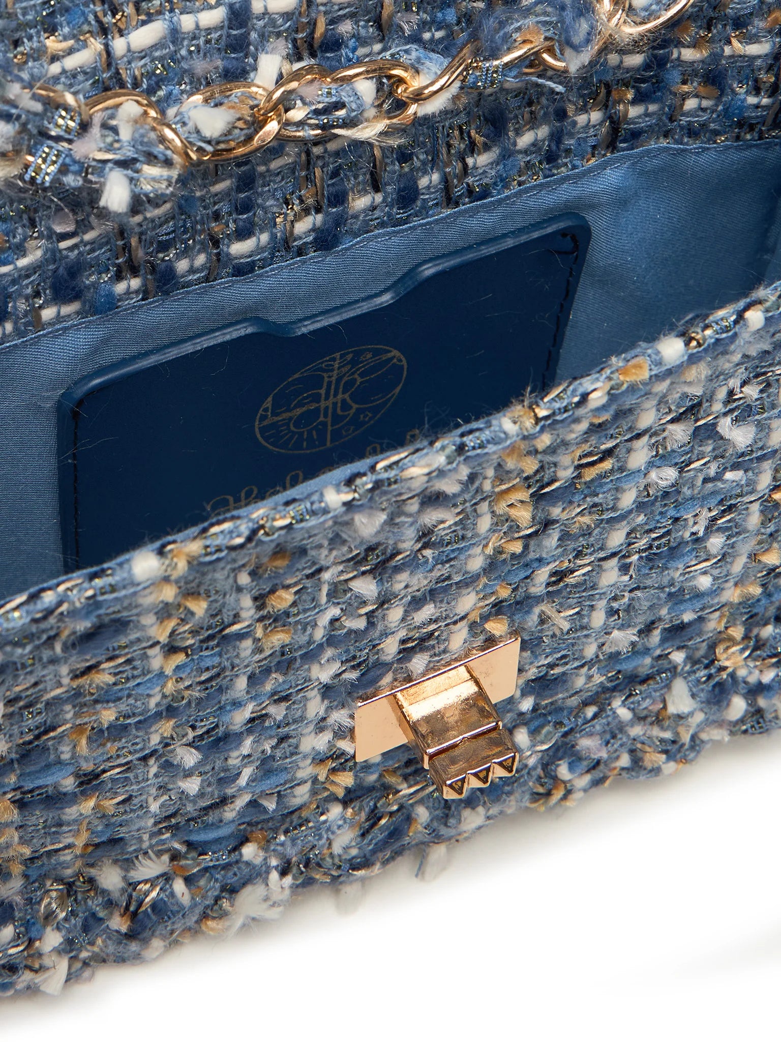 Mėlyna tvido rankinė mergaitei Abel & Lula