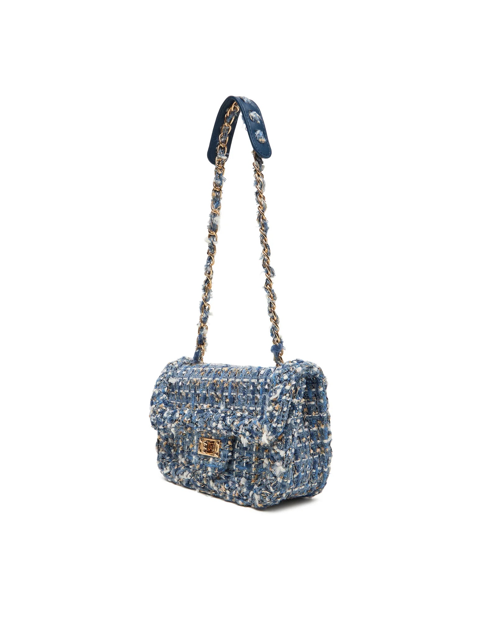 Mėlyna tvido rankinė mergaitei Abel & Lula