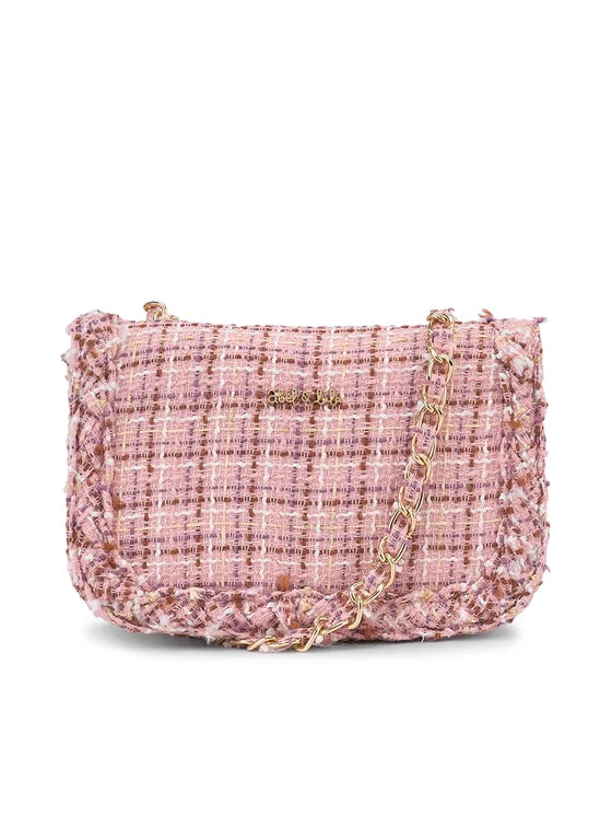 Rožinė tvido rankinė mergaitei Abel & Lula 5982