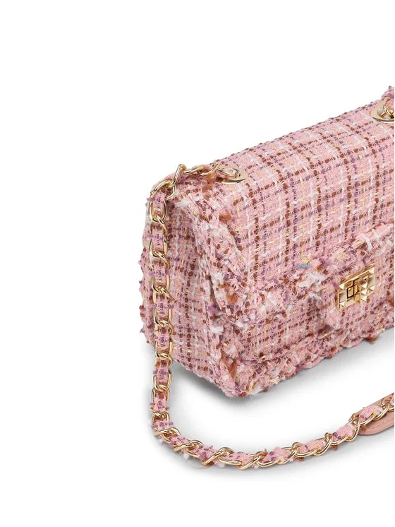 Rožinė tvido rankinė mergaitei Abel & Lula 5982