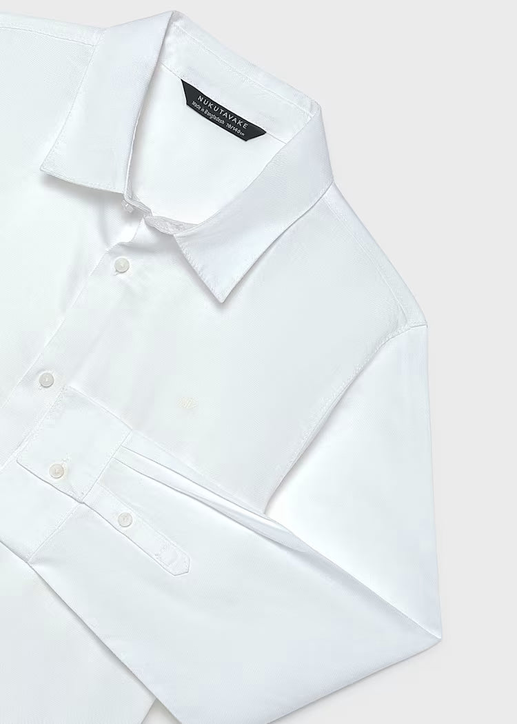 Mayoral balti marškinėliai berniukams Blanco.