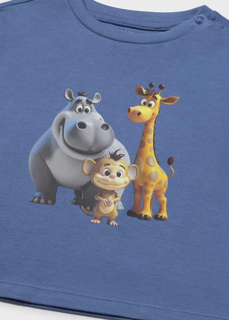 Mayoral marškinėliai trumpomis rankovėmis Cobalto.