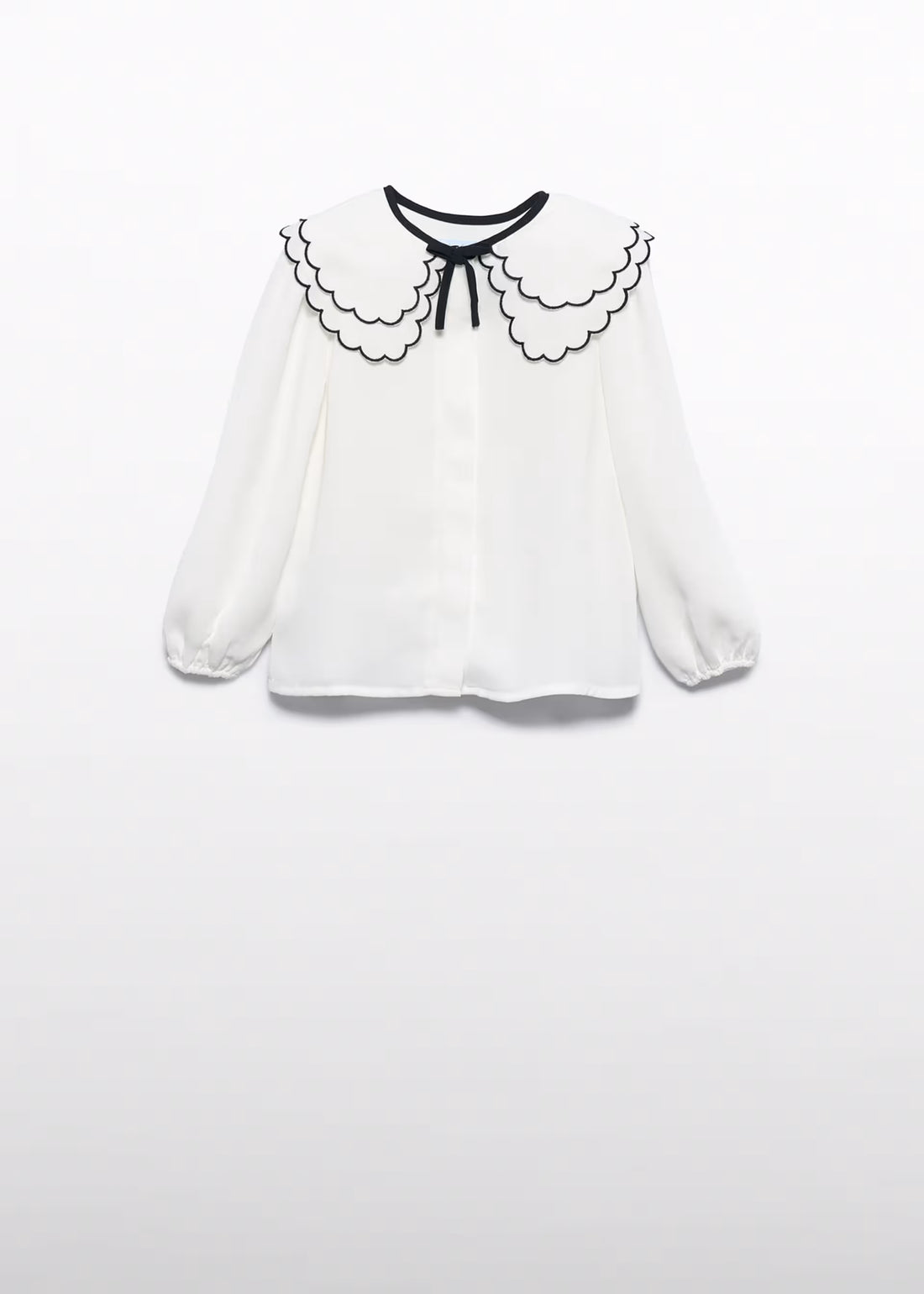 Puošni palaidinė su juodu kaspinėliu Abel & Lula