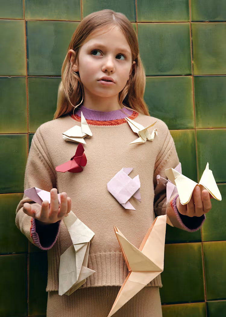 Abel & Lula megztas komplektas mergaitėms.