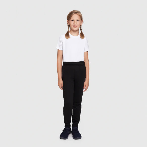 MAMAJUM juodos sportinės kelnės 116-140cm