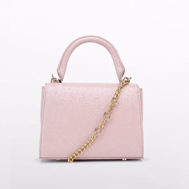 Rožinė tekstūrinė rankinė mergaitei Abel & Lula