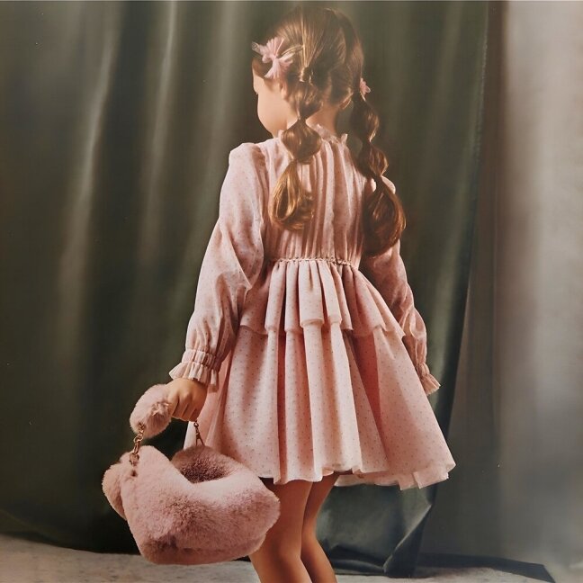 Abel & Lula Rožinė tiulio suknelė.