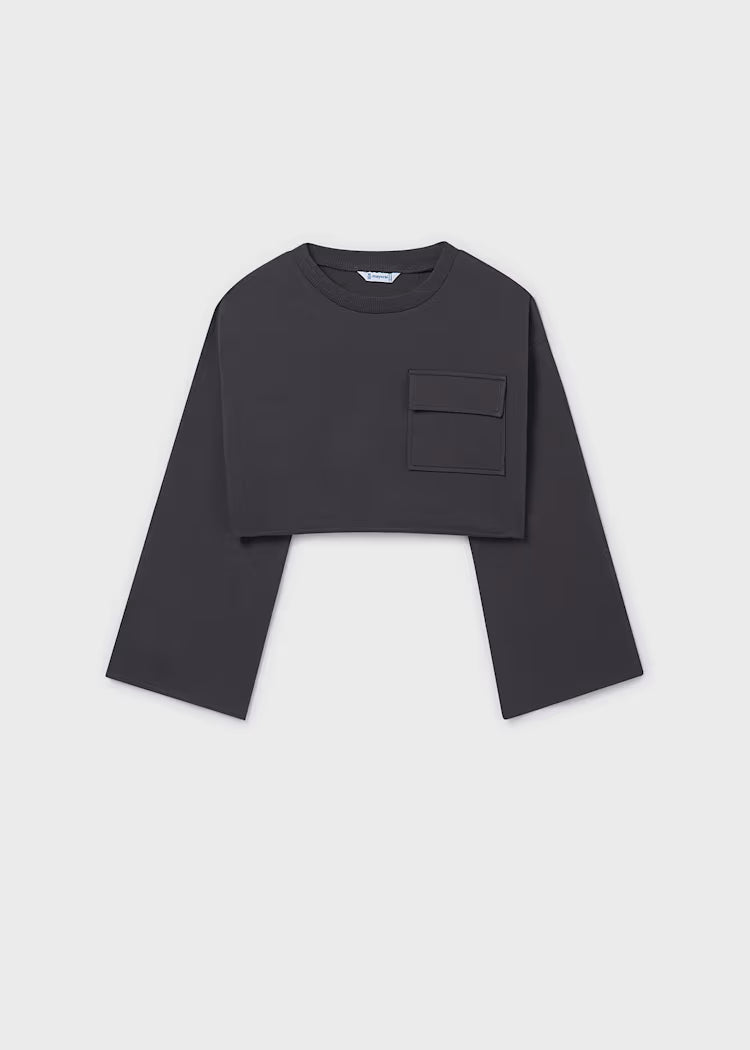 MAYORAL džemperis ir marškinėliai be rankovių Antracita.