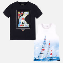 Load image into Gallery viewer, Mayoral marškinėlių komplektas berniukams Sail Team