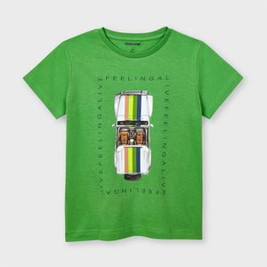 Mayoral marškinėliai berniukams Green Vibrations