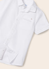 Load image into Gallery viewer, Mayoral balti marškinėliai berniukams.