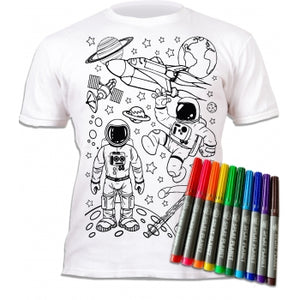 Splat Planet marškinėliai su flomasteriais, Kosmosas
